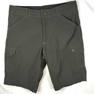 KUHL Born in the Mountains Hiking Shorts Men’s Size 34 Army Green Color 6 Pocket